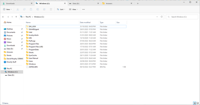 Is it possible to open two file explorers on the same window ...