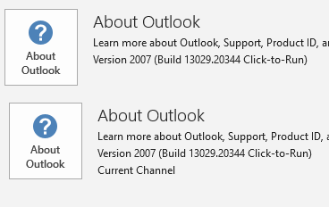 Microsoft Office 2016 and 2019 Build Version - Microsoft Q&A
