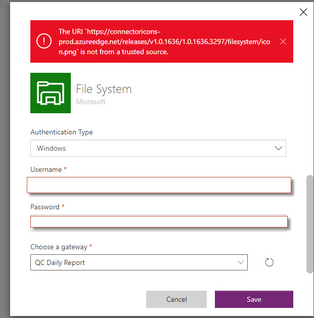 The URI `https://connectoricons-prod.azureedge.net/releases/v1.0.1507/1 ...