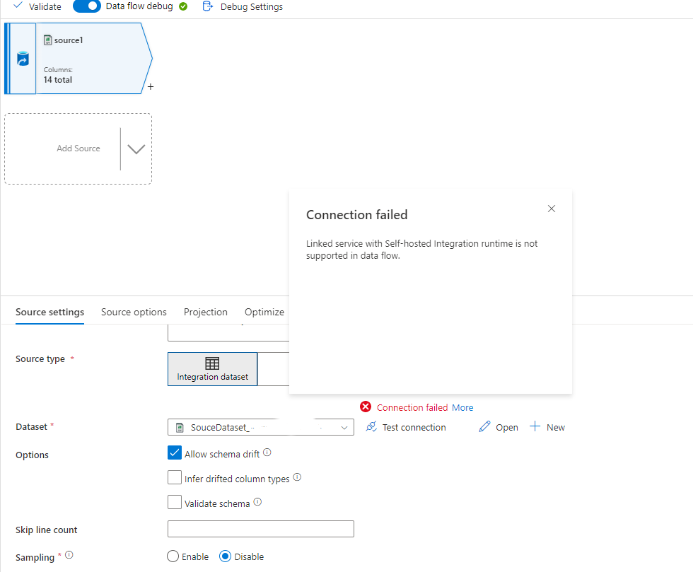 To many column delimiter in row 2 of my source data - Microsoft Q&A