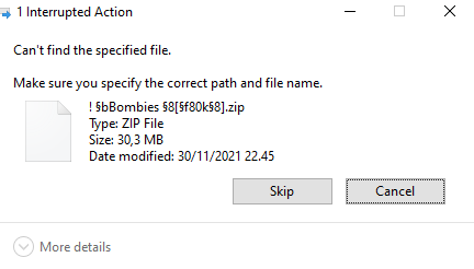 i have a problem when moving files - Microsoft Q&A