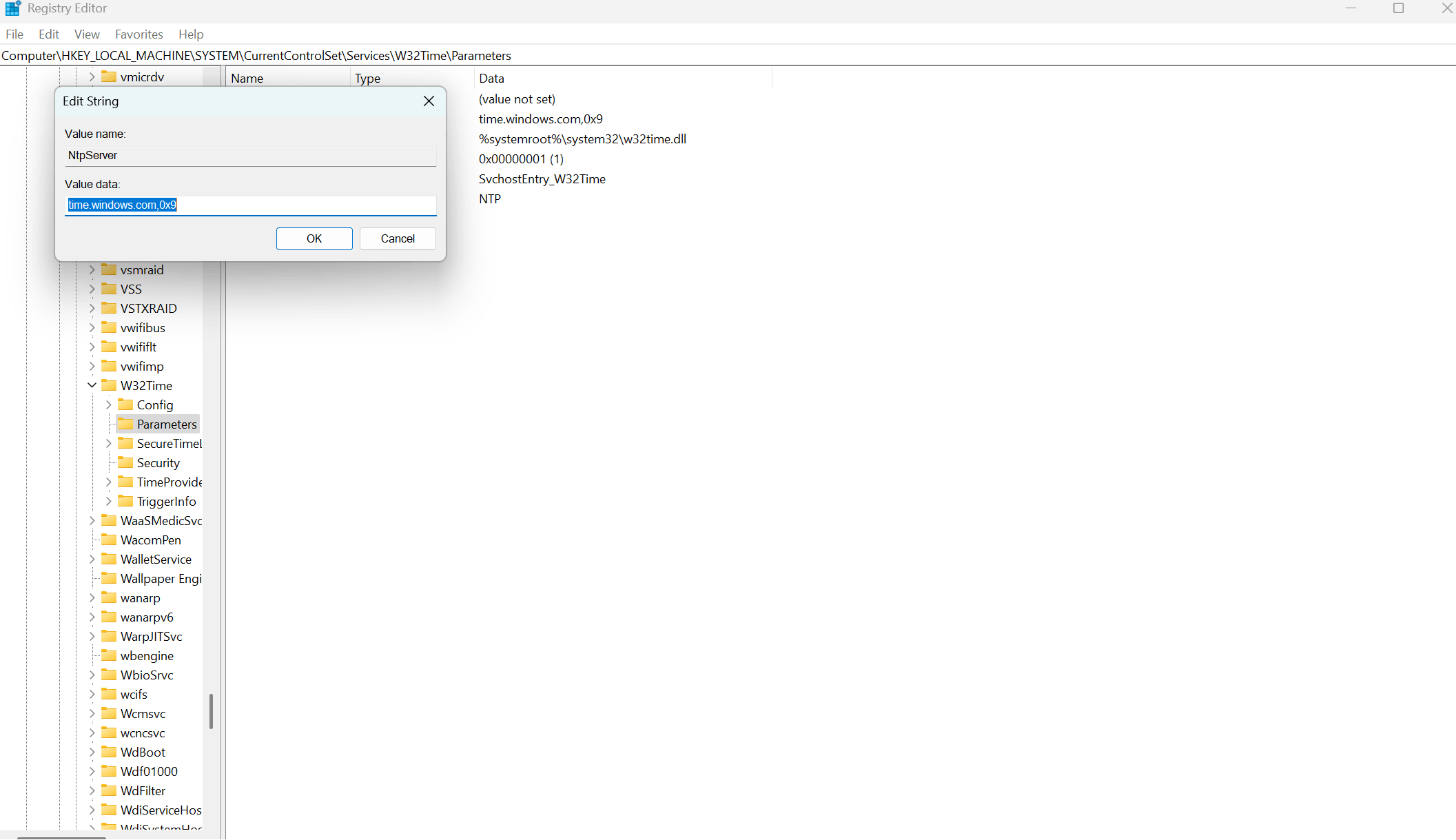 I don't have an Internet Time Settings tab in Date and Time Settings ...
