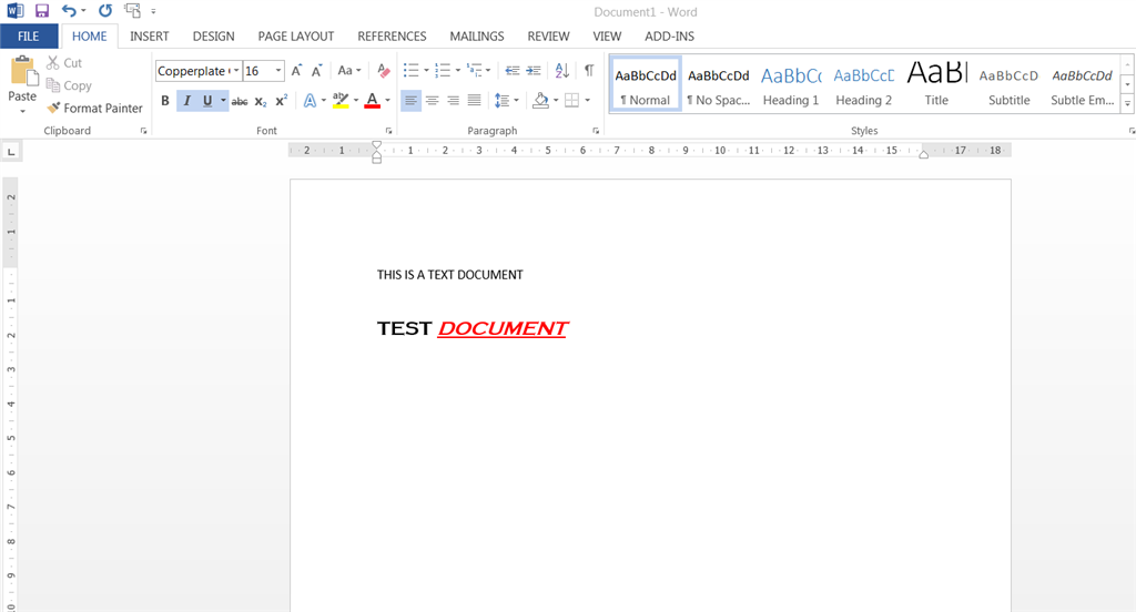 Word 2013 - 