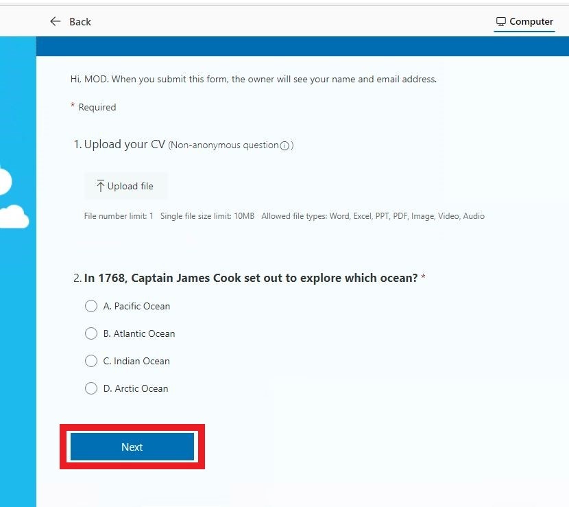 MS Forums Do not see a Submit Button - Microsoft Q&A