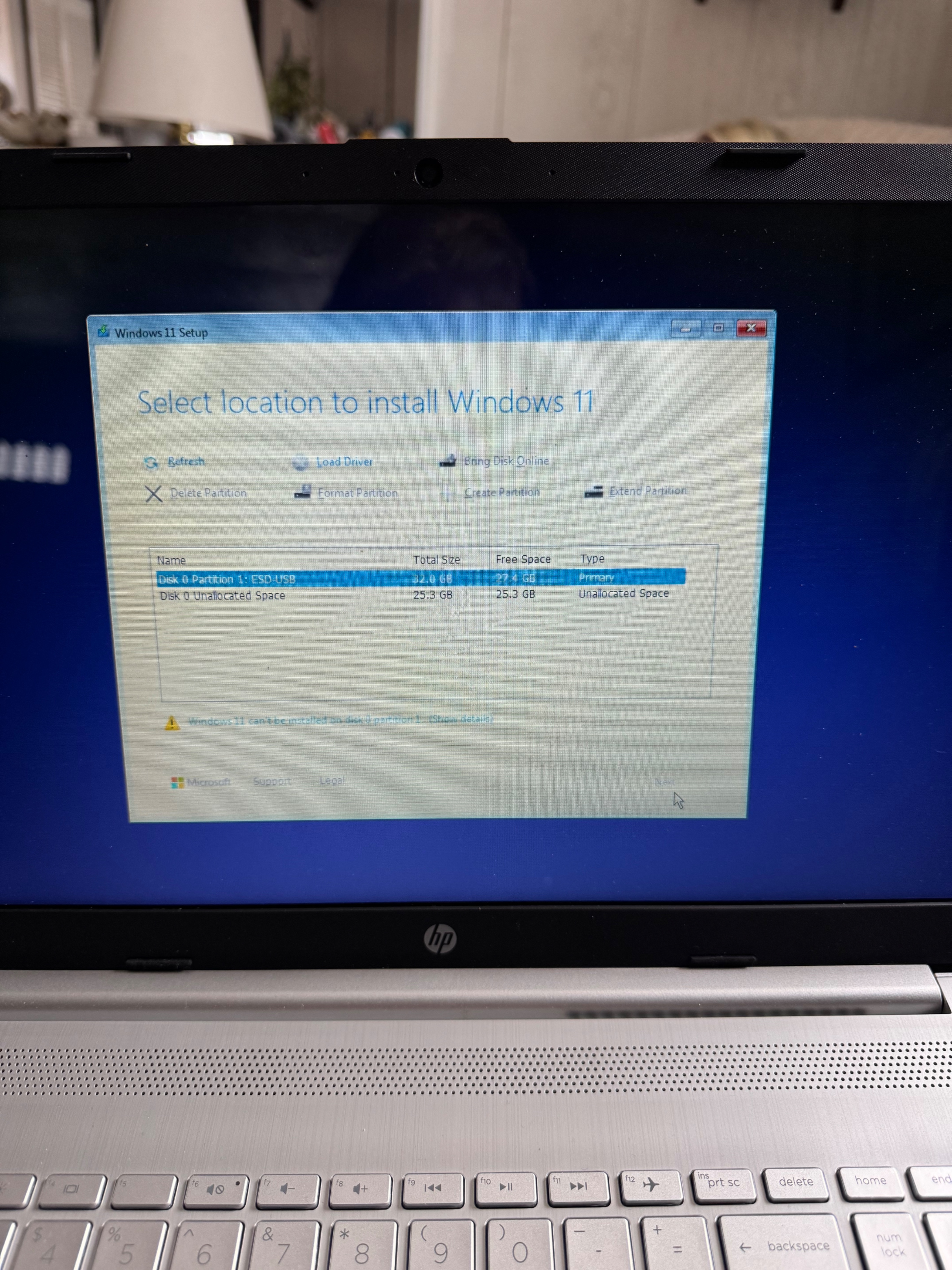 Windows error message while using HP cloud recovery tool - Microsoft Q&A