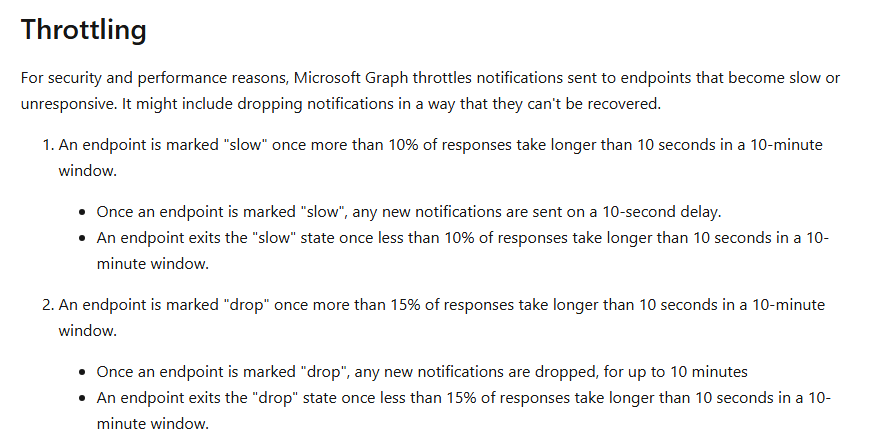 Delayed or missing change notifications for Teams chat messages using ...