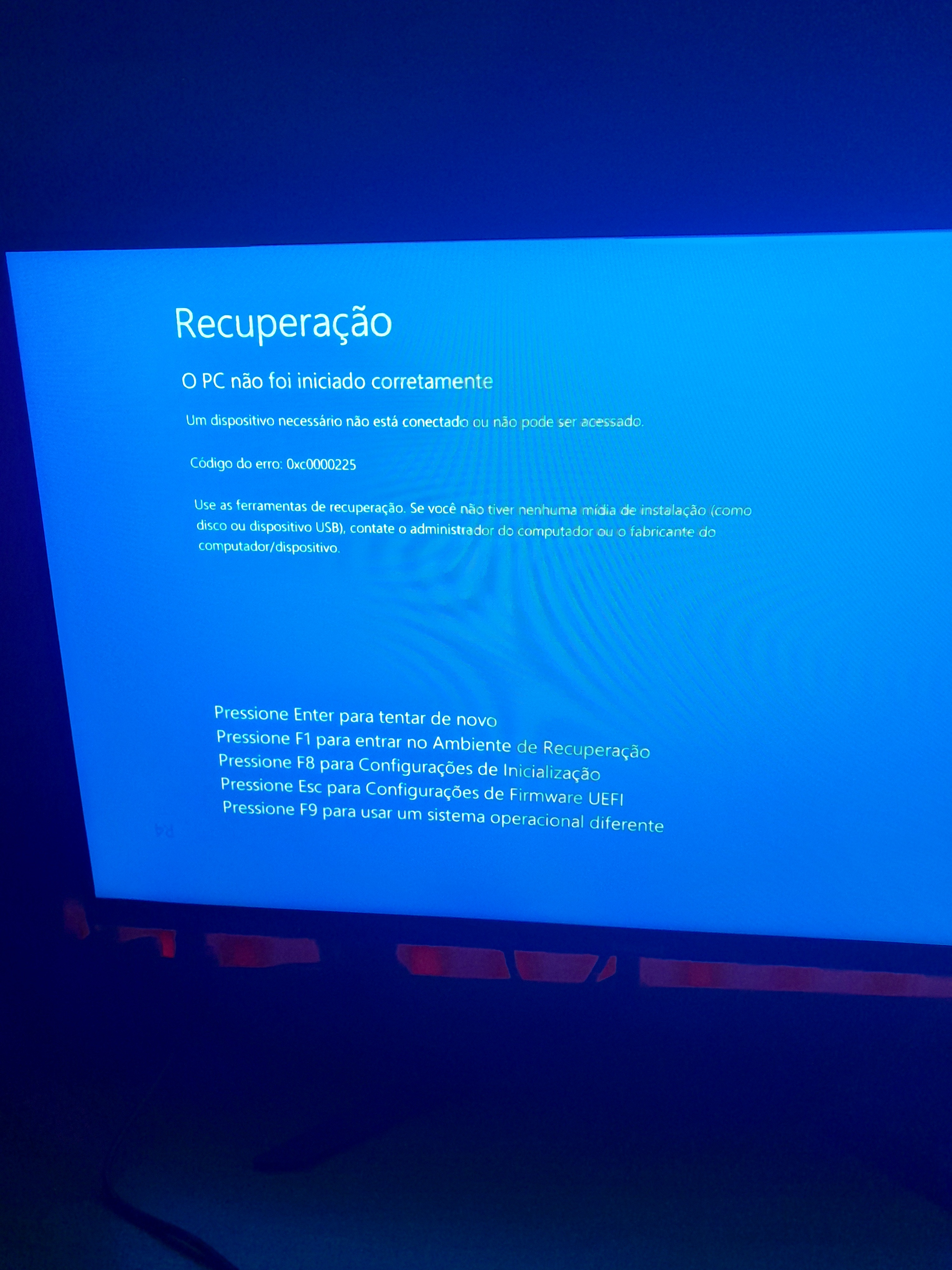 Erro de inicialização - Microsoft Q&A