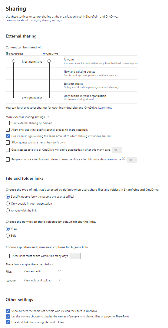 sharepoint-onedrive sharing