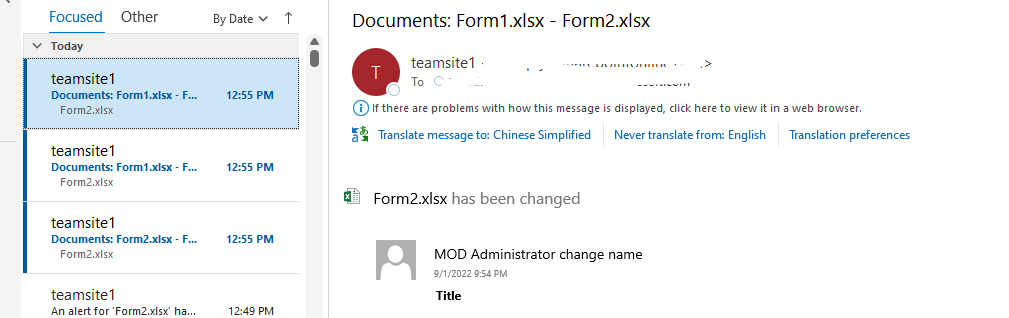 Alerts in SharePoint Not Working with Groups - Microsoft Q&A
