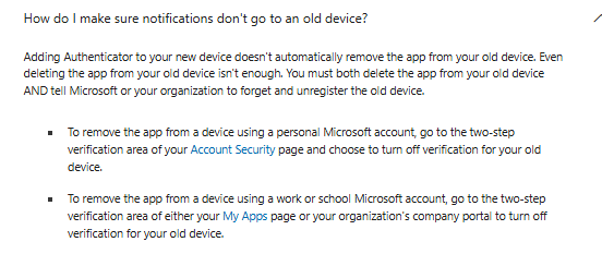 Authenticator does not work on new phone - Microsoft Q&A