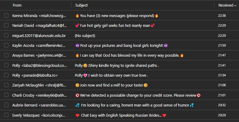 Why am I getting multiple scam and spam emails daily? - Microsoft Q&A