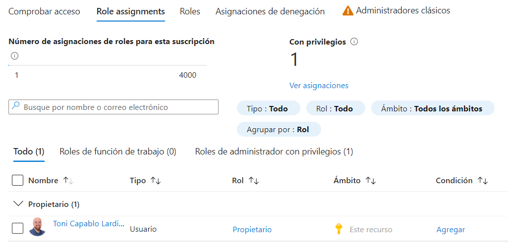 Verificar problema Convert to Azure role-based access control (RBAC ...