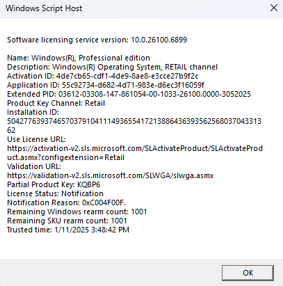 Activating windows after a factory reset - Microsoft Q&A