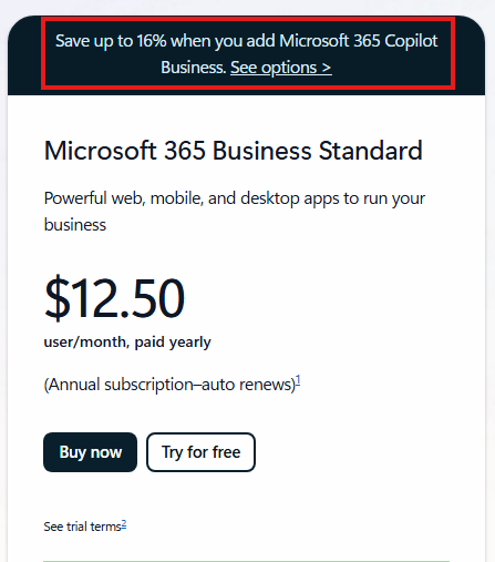 I cannot log in to my Microsoft 365 Business Standard account. I ...