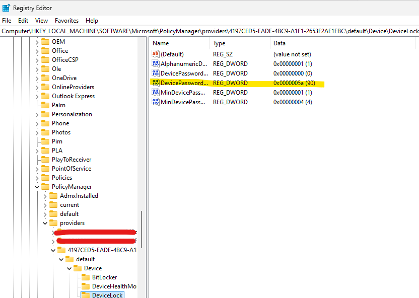 How do I manage the password policy for the LOCAL accounts on cloud ...