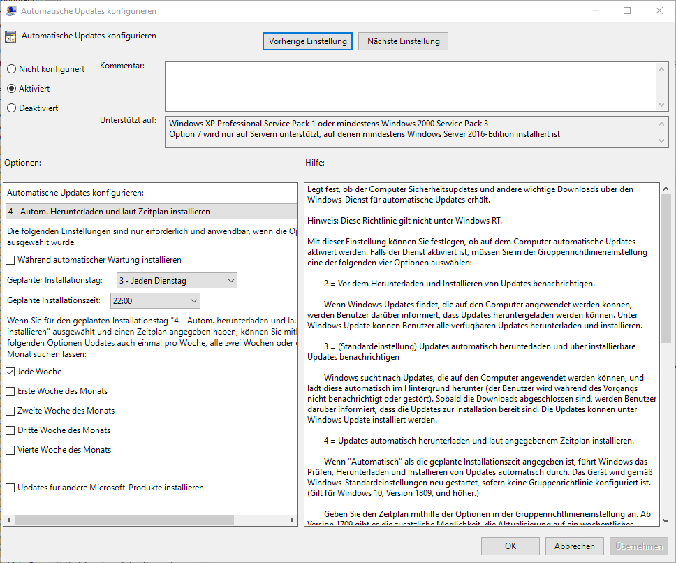 Updates are not automatically installed on the clients - Microsoft Q&A