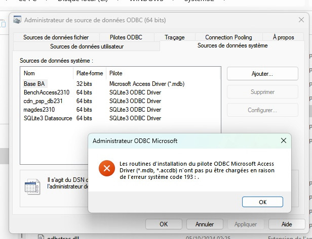 odbc driver for MS Access working with Parallels and MAC M3