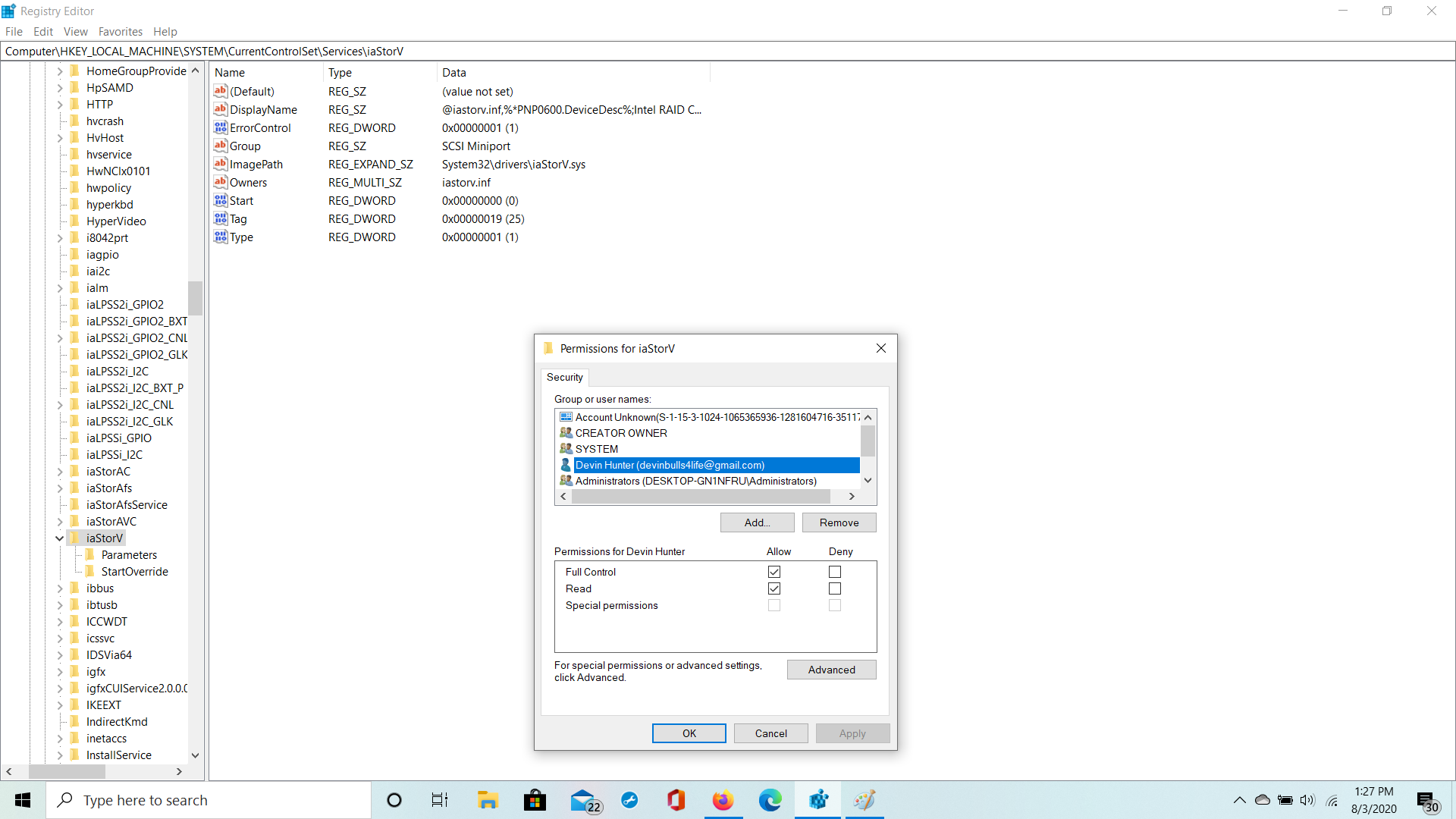 Regedit Will Not Let Me Make Edits In Editor After Reboot - Microsoft Q&A