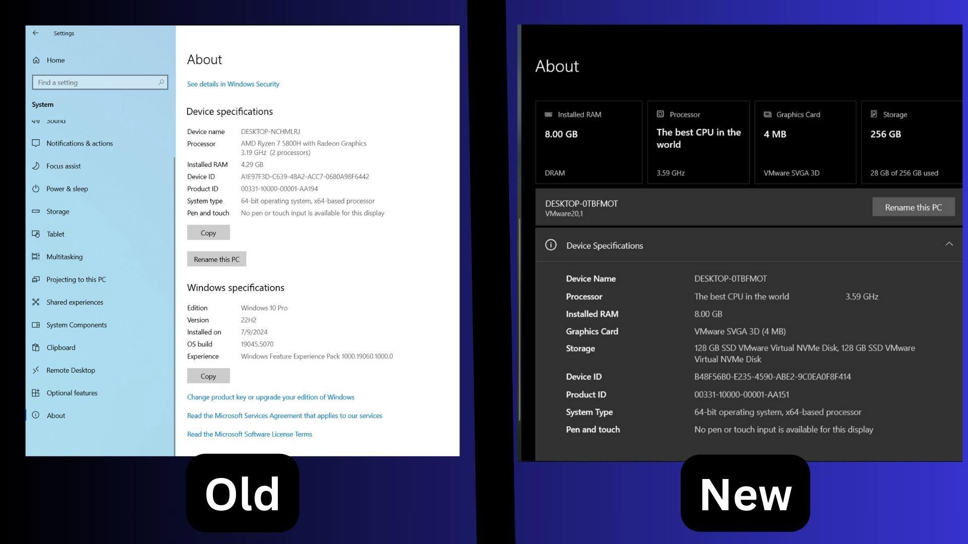 about-page-comparison-in-windows-10-22h2