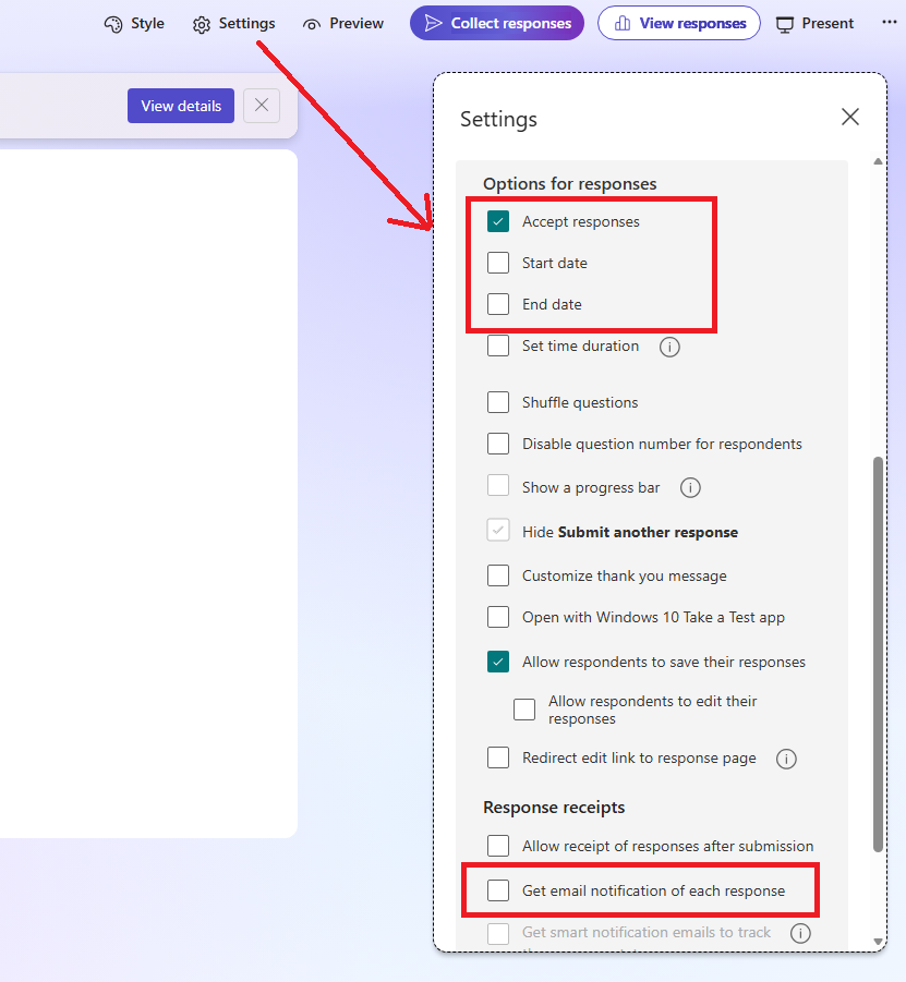 not getting notification of submissions - Microsoft Q&A