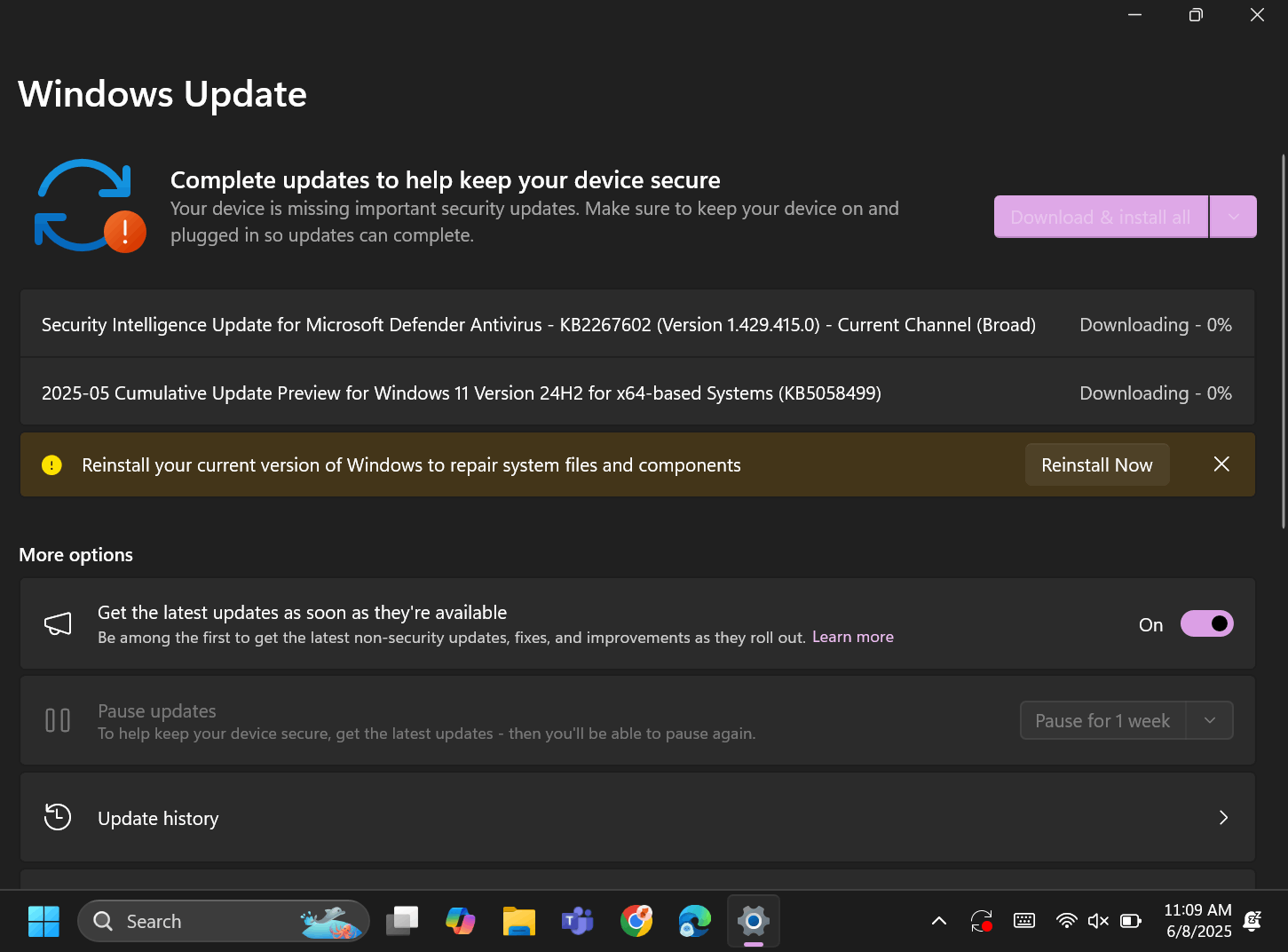 WHEN I INSTALL UPDATES IT KEEPS SHOWING ERROR OCCURED! AND MICROSOFT ...