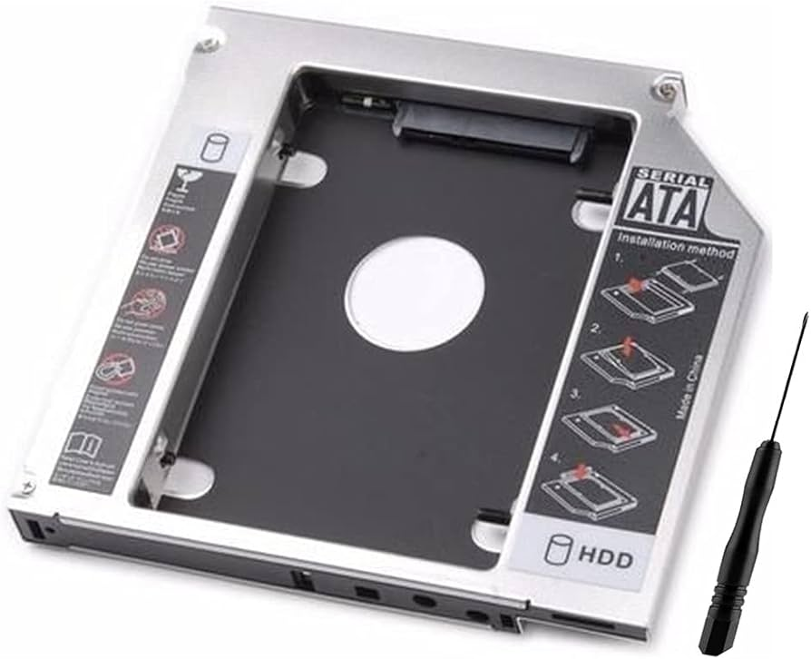 Adaptador Dvd Para HD SSD Notebook Drive Caddy 9,5mm Sata