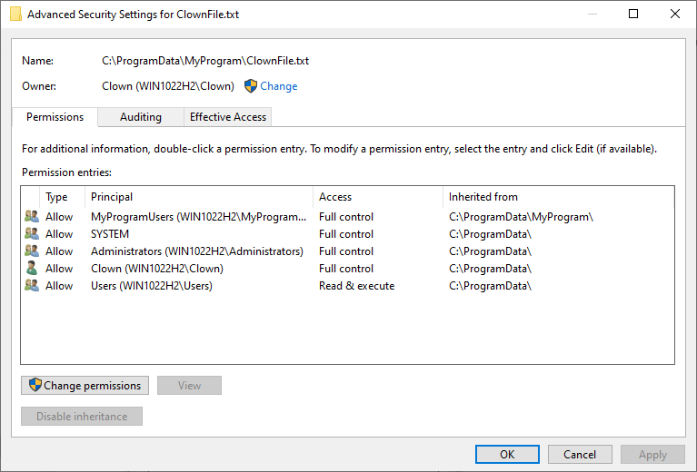 ClownFileSecurity