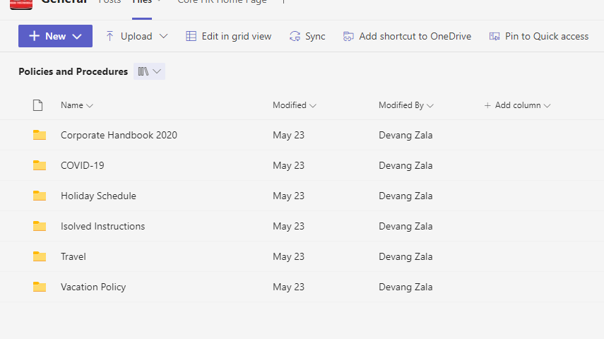 Open the document library link directly in teams - Microsoft Q&A
