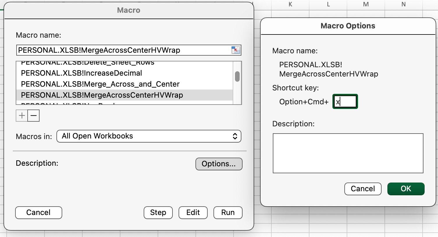 Why do Macro shortcuts listed in Personal.XLSB differ from those you ...
