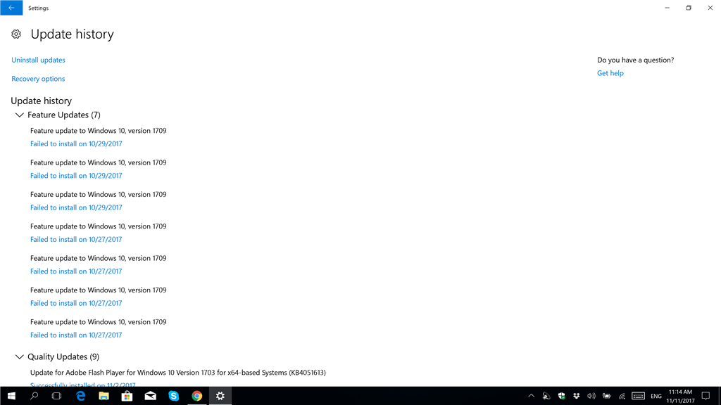 Windows 10 version 1703 os build 15063.674 not showing available update ...