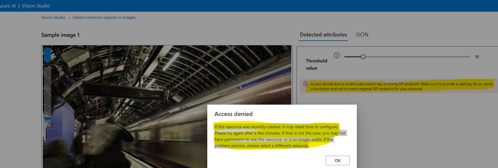 Disabled Network Access does not work on Cognitive services - Microsoft Q&A