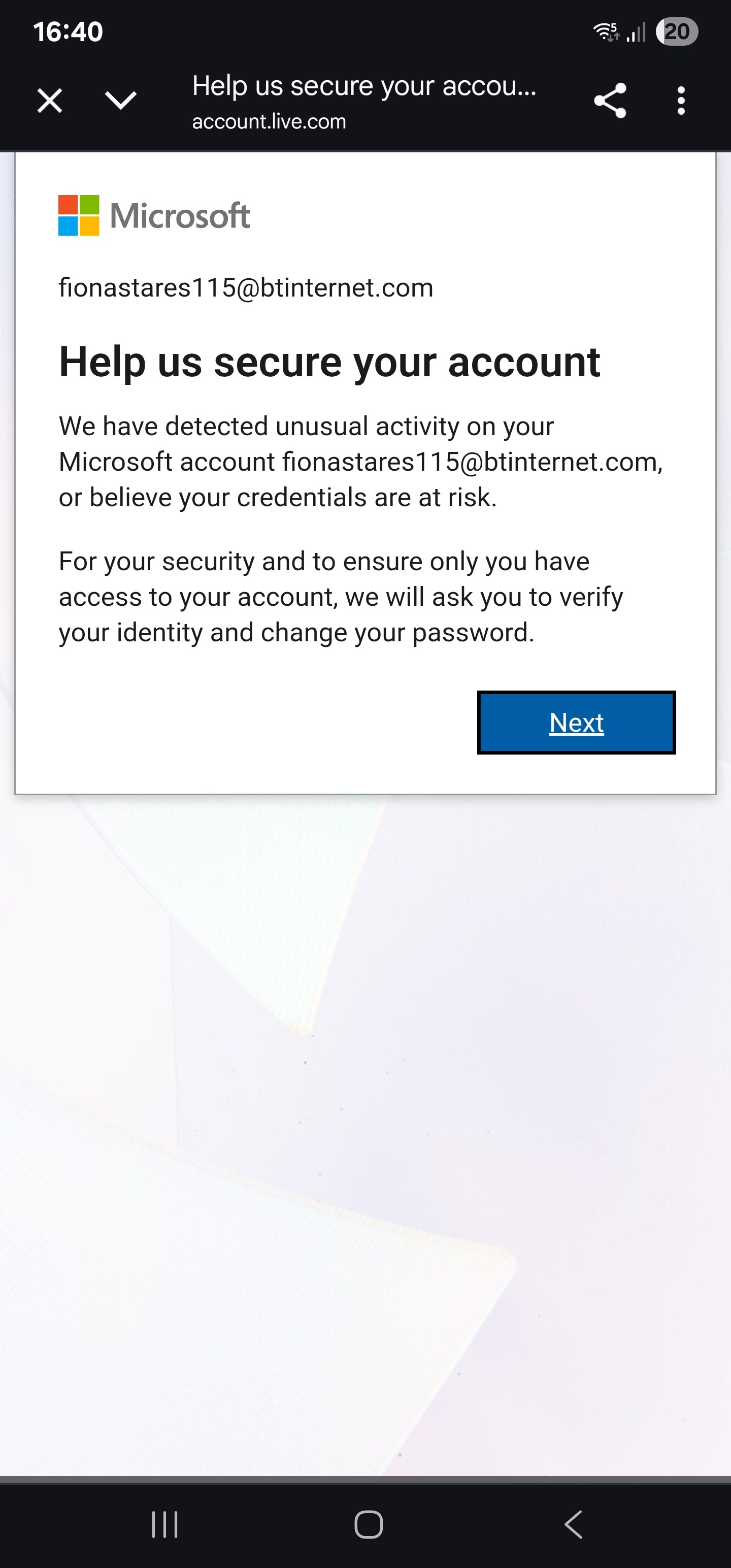 Can't sign in - Microsoft Q&A