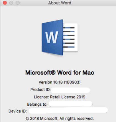 User cannot sign into Office 365 Apps on a Macbook Pro - Microsoft Q&A