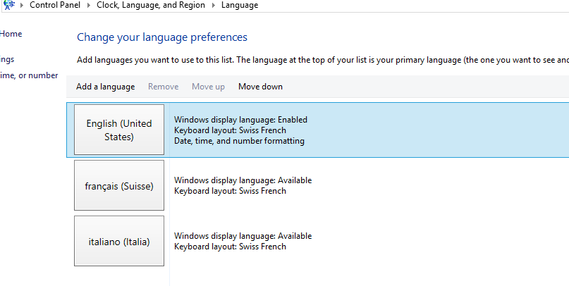 Windows Update History appears in a different language - Microsoft Q&A