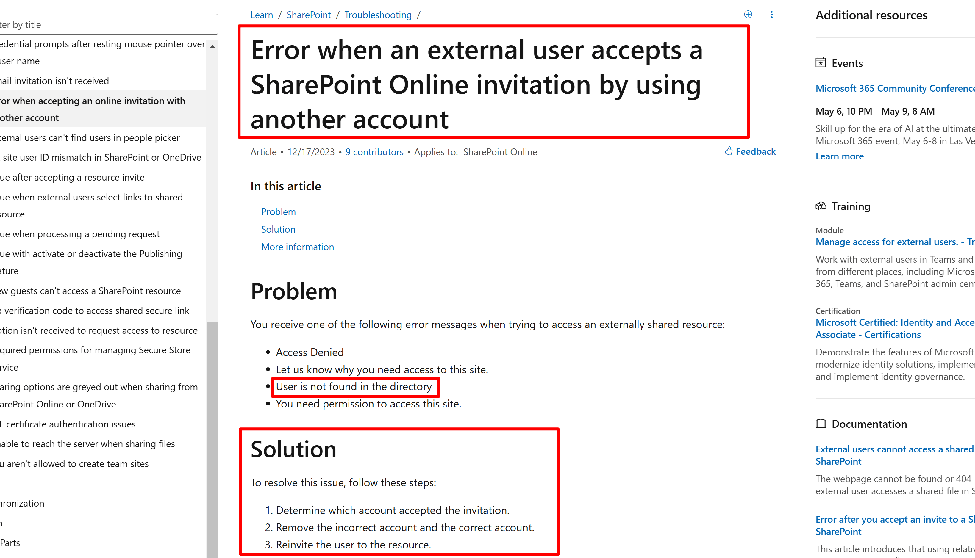 can't be found in the xxxxxxxxxxxxxx.sharepoint.com - Microsoft Q&A