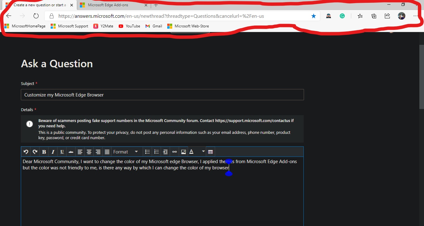 Customize my Microsoft Edge Browser - Microsoft Q&A