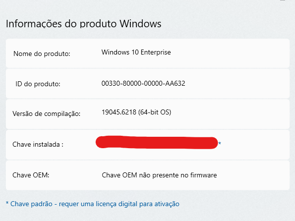 Não consigo ativar meu Windows 10 Enterprise - Microsoft Q&A