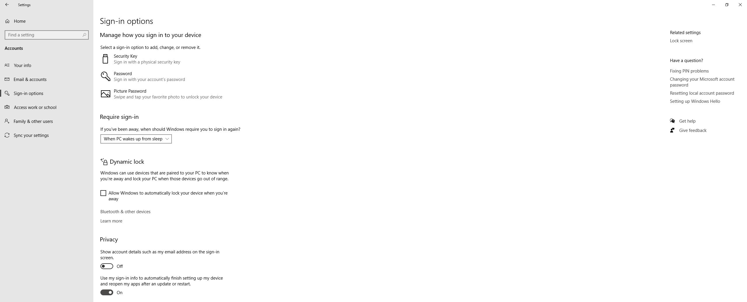 Windows Hello, security key just keeps loading and won't let me setup ...