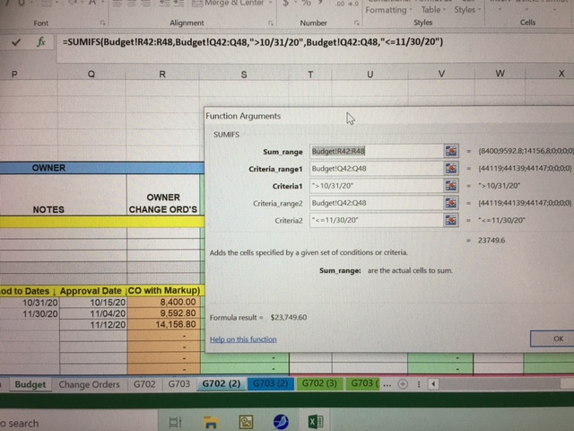 SUM values between two dates using SUMIFS formula in Excel 2013 ...