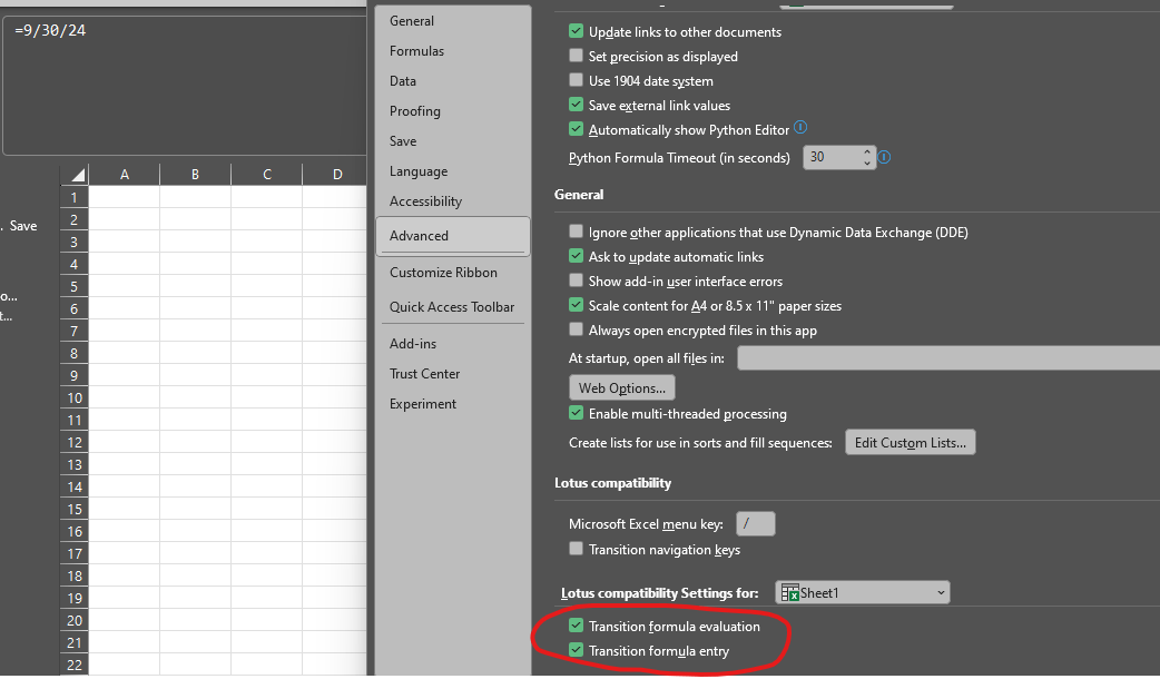 I formatted a cell to read as a date in the format of 