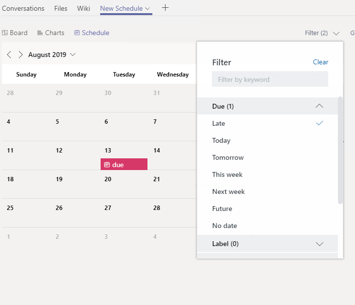Teams Planner Schedule View Capabilities Request - Microsoft Q&A
