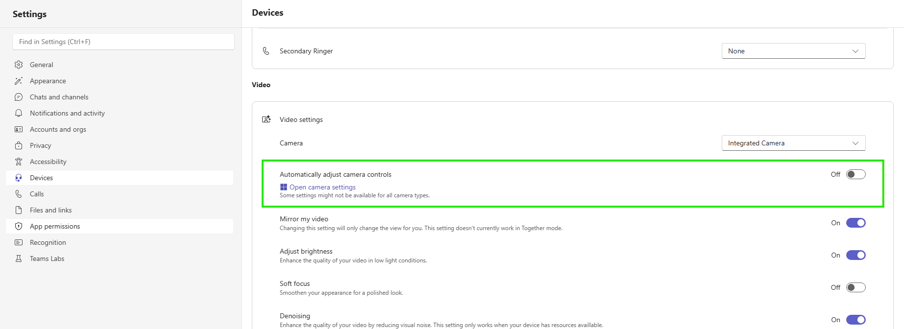 Logitec Camera settings with Teams meeting - Microsoft Q&A