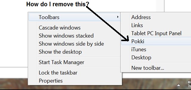 Edit Taskbar Toolbar Menu - Microsoft Q&A