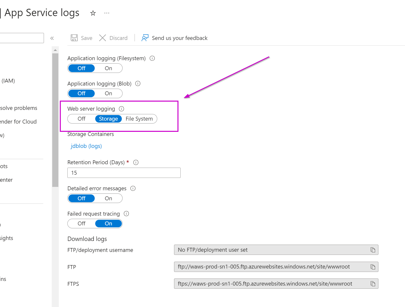 No metrics for App-Service queries - Microsoft Q&A