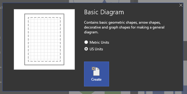 How to select metric units as default in Visio 2019? - Microsoft Q&A