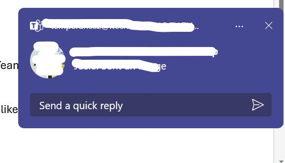 Is there a way to display full messages on Teams instead of prompting ...