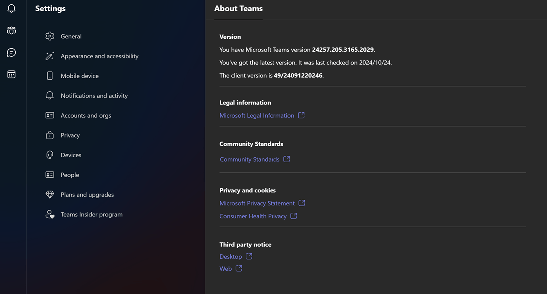 No MSTeams found in notification settings - Microsoft Q&A