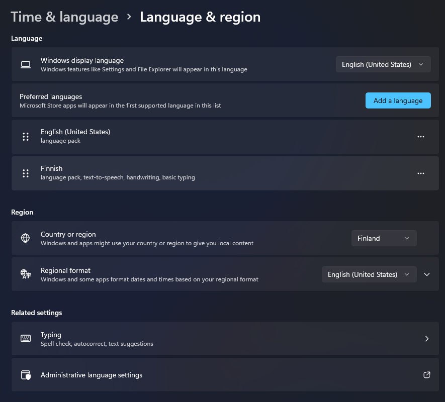 Regional format keeps resetting back to US every time PC is booted up ...
