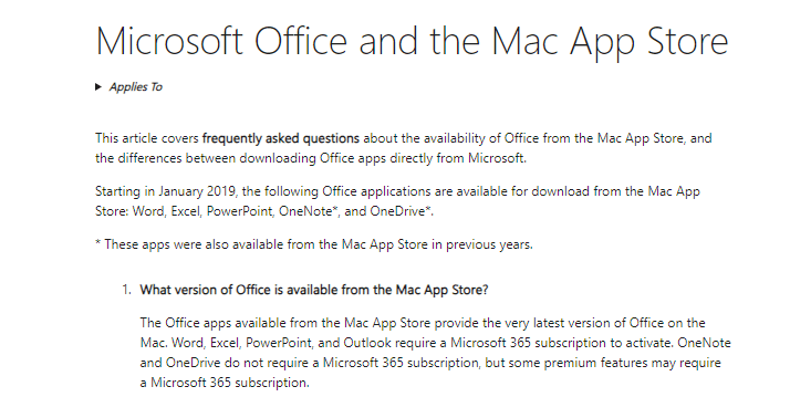 I purchased Office with a product key. I am unable to find the Mac ...