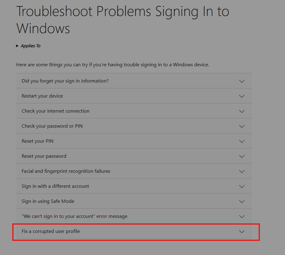Problems with any sign in option for windows on my new pc. - Microsoft Q&A